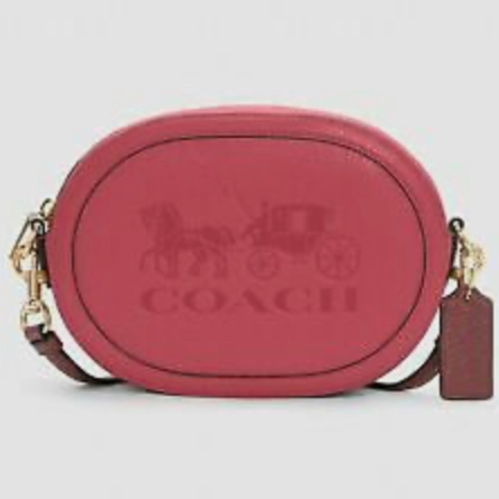 Pink coach crossbody
